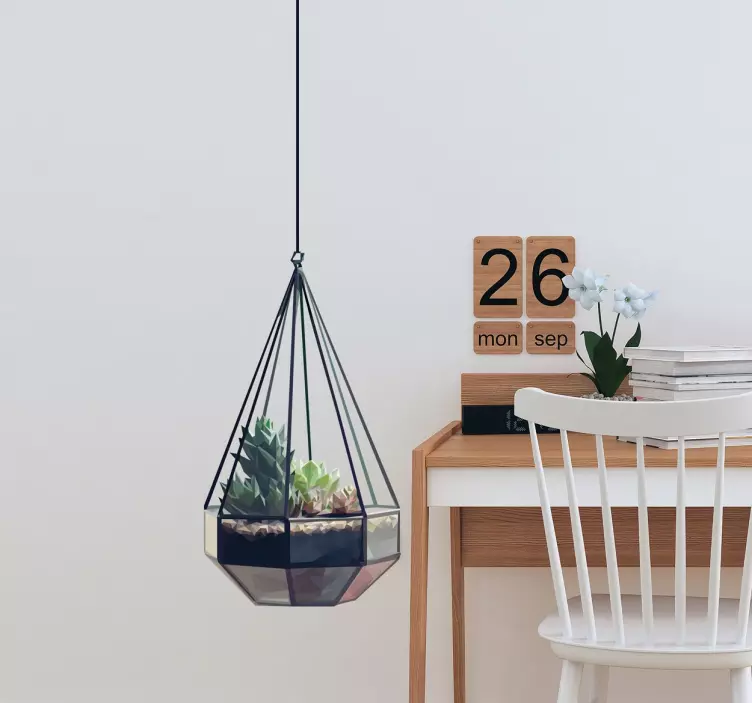 Hängande växtklistermärke - Tenstickers