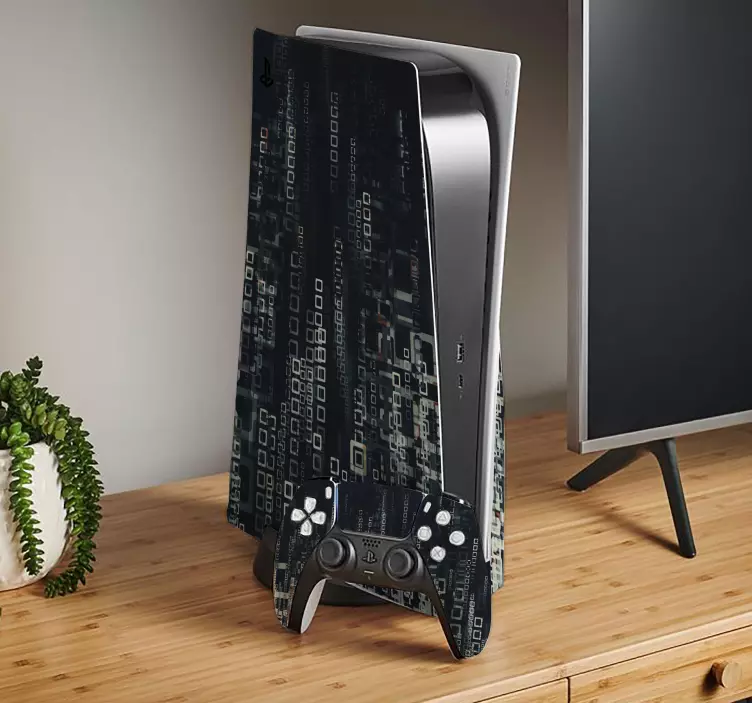 Digitala hastighetsljus PS klistermärke - Tenstickers