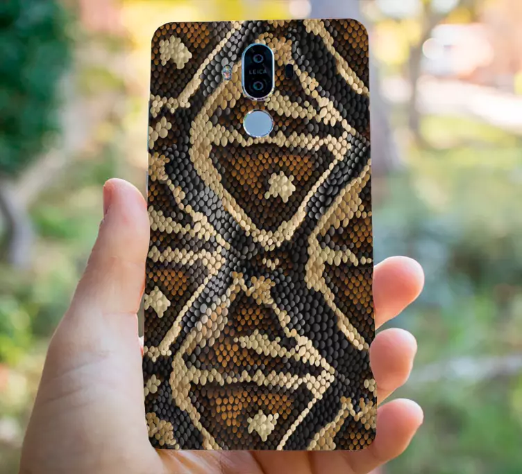 Huawei klistermärke med ormskinnsyttersida - Tenstickers