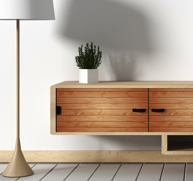 Imitation parkettmöbler klistermärke - Tenstickers