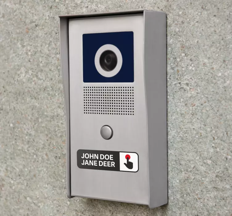 Intercom klistermärken olika skyltar - Tenstickers