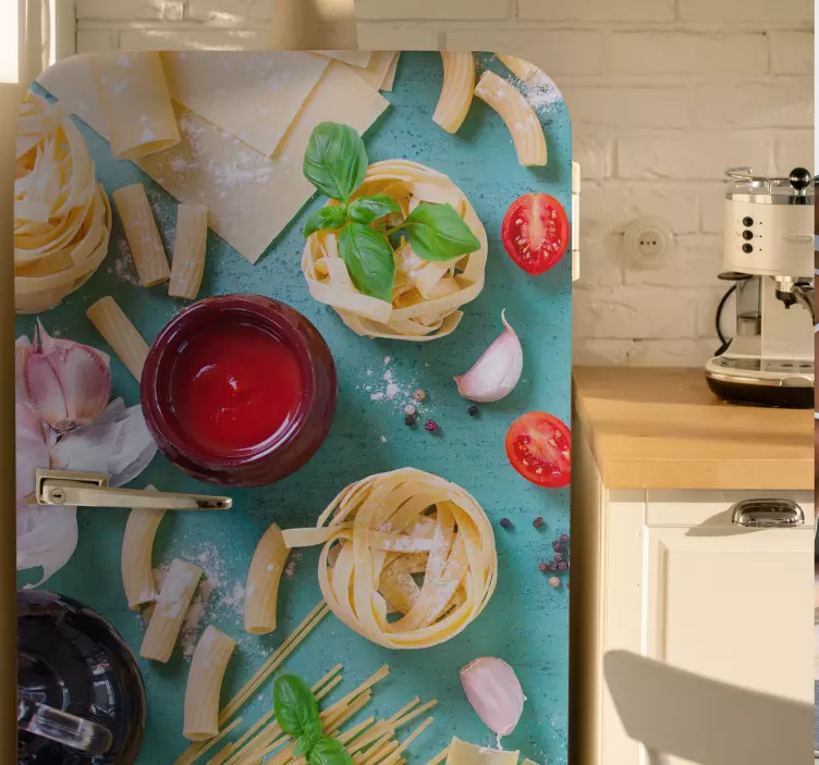 Klistermärke för italiensk matkyl - Tenstickers