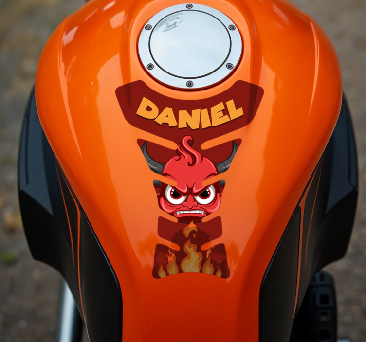 Jäkel motorcykelklistermärke - Tenstickers