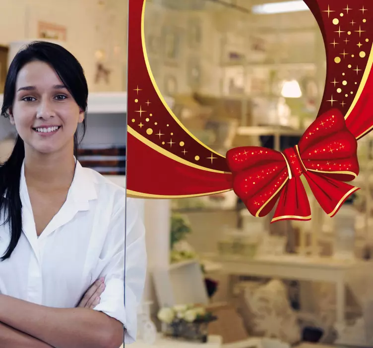 Jul band klistermärke - Tenstickers