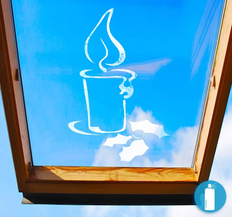 Julljus dekorativ klistermärke - Tenstickers