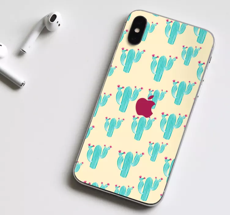 Kaktusmönster Väggklistermärken djur - Tenstickers