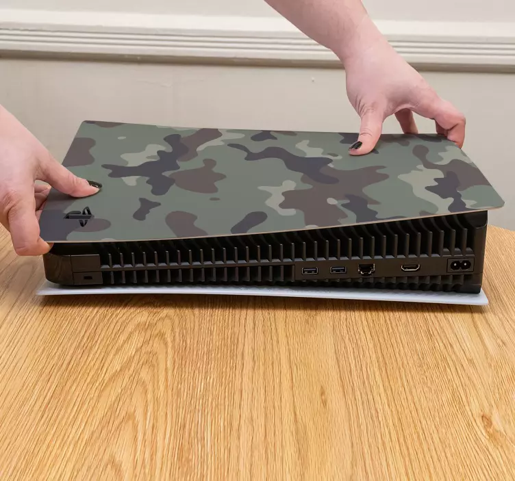 Kamouflage ps5 skin wrap klistermärken - Tenstickers