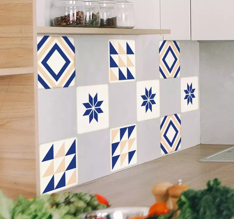 Keramikplatta klistermärke - Tenstickers