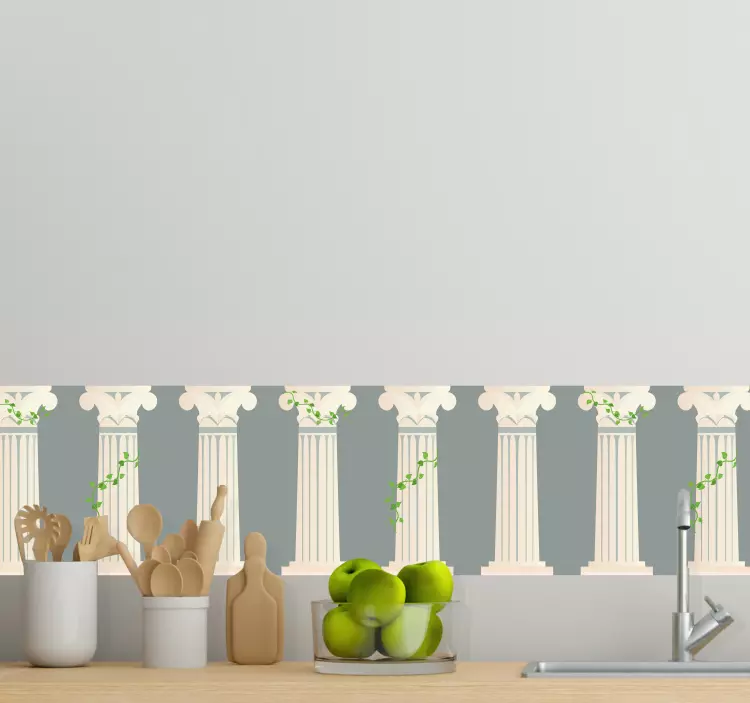 Klistermärke borband klassisk kolonnaccent - Tenstickers