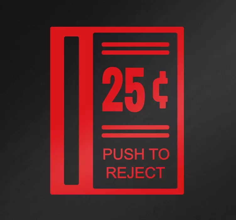 Klistermärke för arkadmynt - Tenstickers