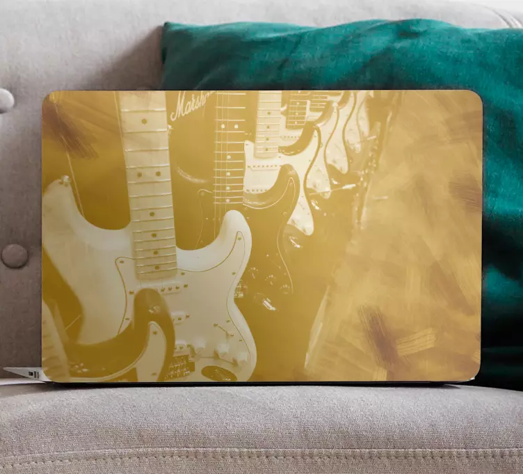 Klistermärke för bärbar elgitarrsamling - Tenstickers