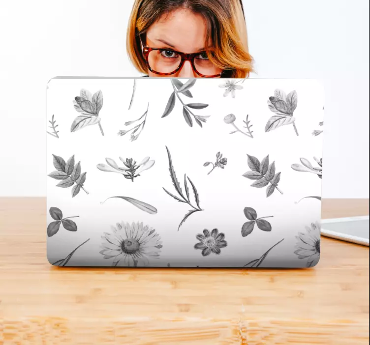 Klistermärke för bärbar floral mönster kollektion - Tenstickers