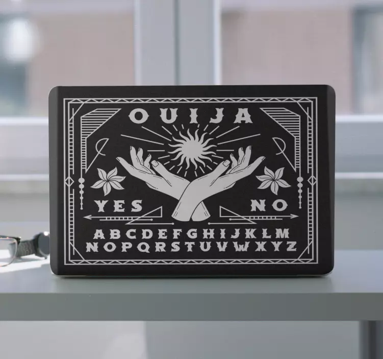 Klistermärke för bärbar ouija-brädesdesign - Tenstickers