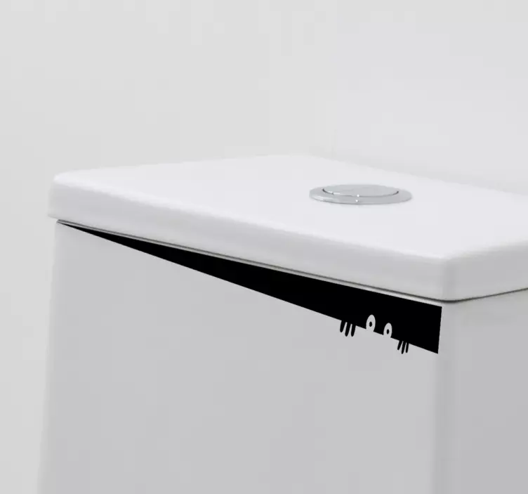 Klistermärke för barn med lekfull kattillustration - Tenstickers