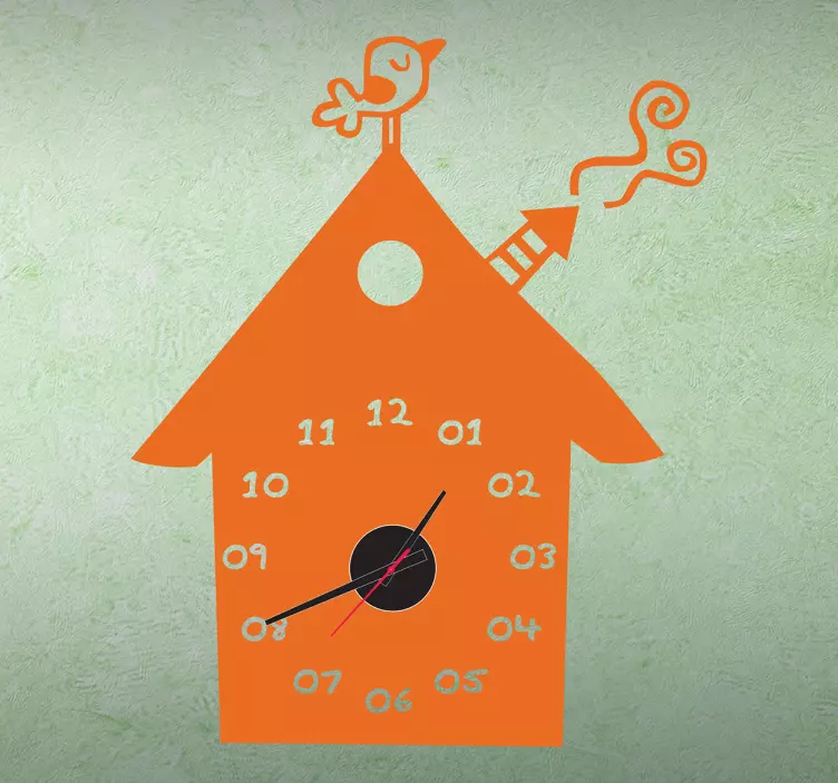 Klistermärke för barnfågelhusvägg - Tenstickers