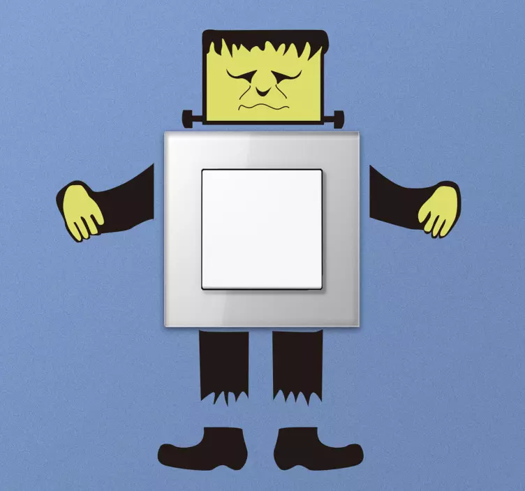 Monster switch ljus switch klistermärke - Tenstickers