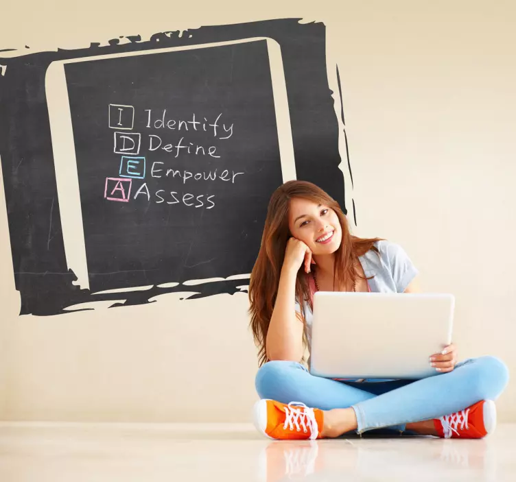 Klistermärke för skifferglas - Tenstickers