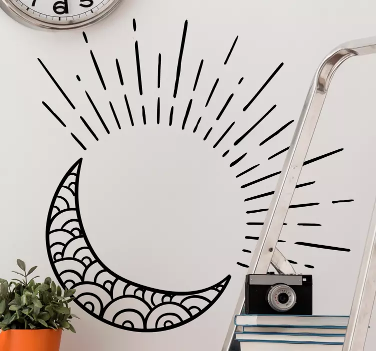 Klistermärke för sol, måne och stjärnor - Tenstickers