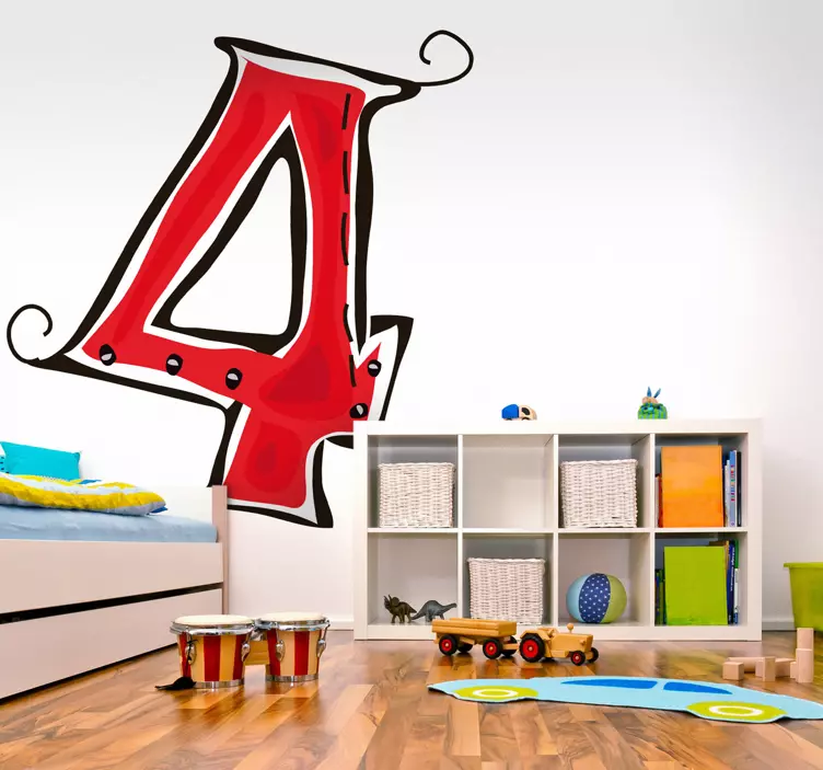 Klistermärke nummer 4 - Tenstickers