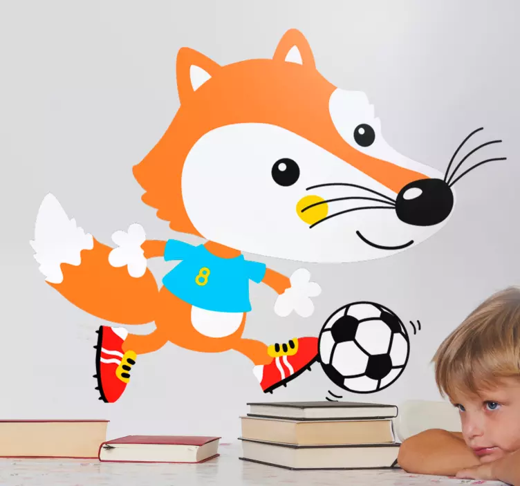 Klistermärken fantasifox figur - Tenstickers