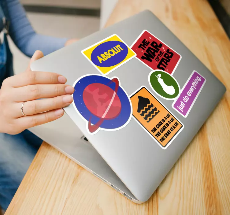 Klistermärkespaket Laptop klistermärke - Tenstickers
