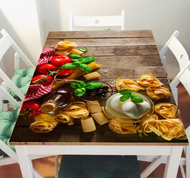 Klistra ut tryckt bord ikea vinyl klistermärke - Tenstickers