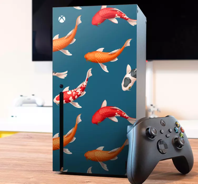 Koi fisk mönster Xbox klistermärken - Tenstickers