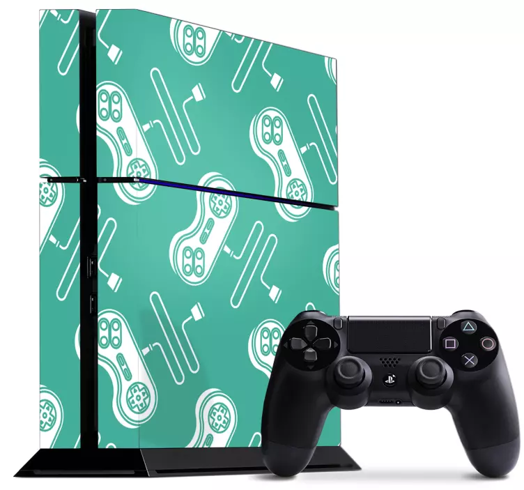 Kontroller mönster ps4 klistermärken - Tenstickers