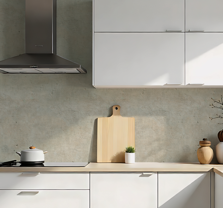 Krämfärgade stennyanser kök klistermärken - Tenstickers