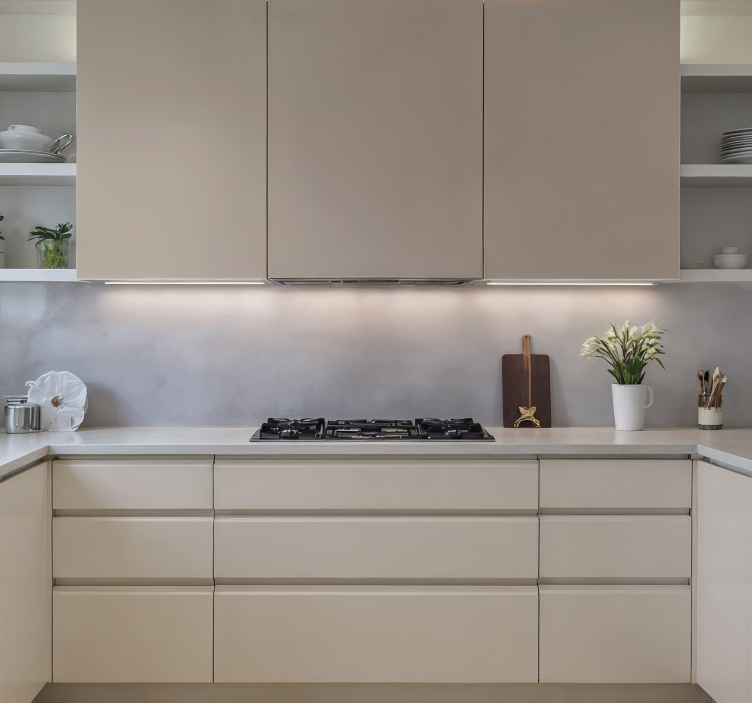 Krämfärgat ark kök klistermärken - Tenstickers