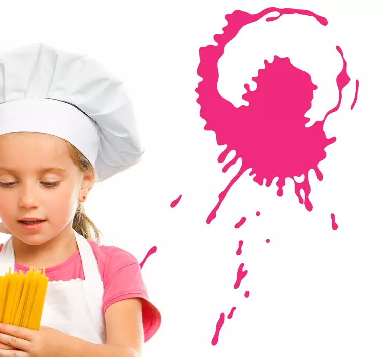 Kreativt stänkmönster dekorativ klistermärke - Tenstickers