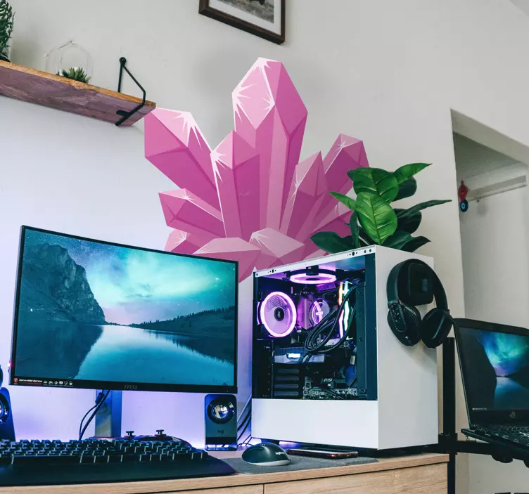 Tonårsväggdekaler i kristallkvarts - Tenstickers