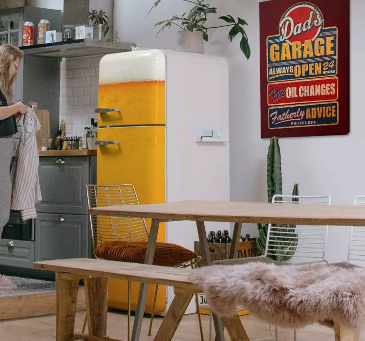 Kylskåp klistermärke - Tenstickers