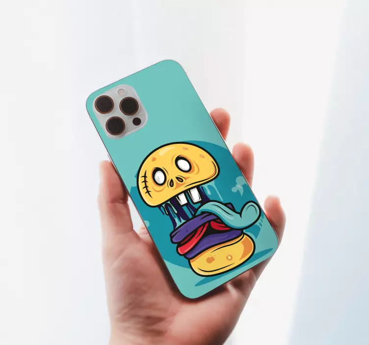 Läskig dödskalleläsk Väggklistermärken djur - Tenstickers