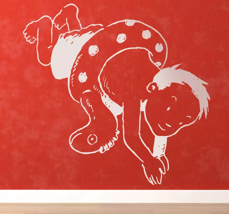 Lekfull barndesign klistermärke för barn - Tenstickers