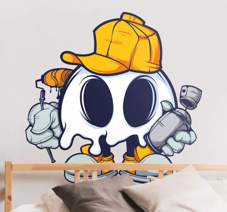 Spökkaraktär Halloween klistermärke - Tenstickers