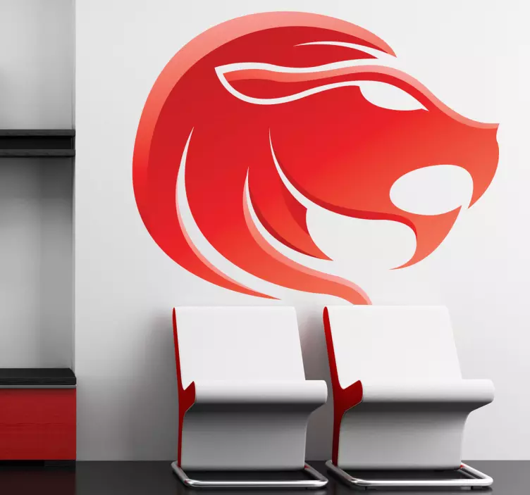 Leo stjärntecken vägg klistermärke - Tenstickers