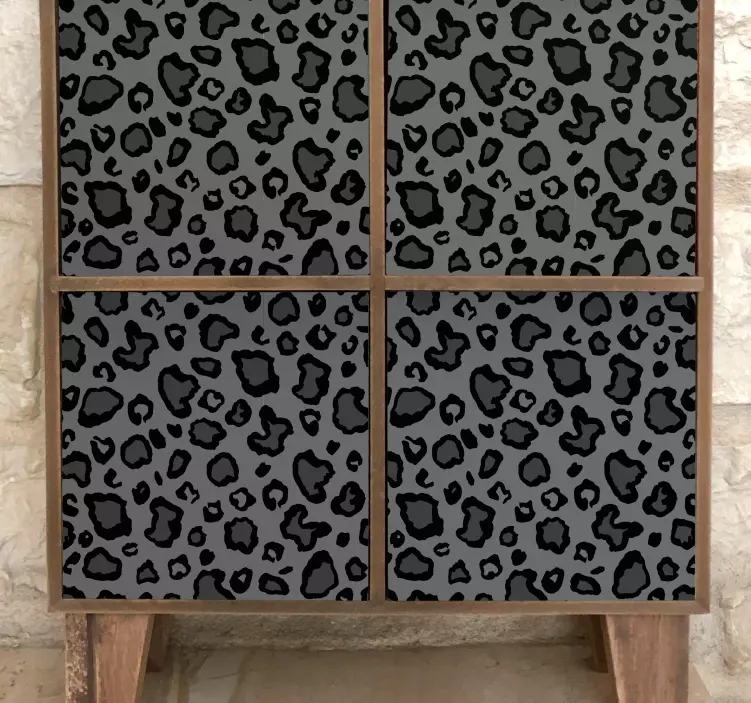 Leopardmönster Väggklistermärken djur - Tenstickers