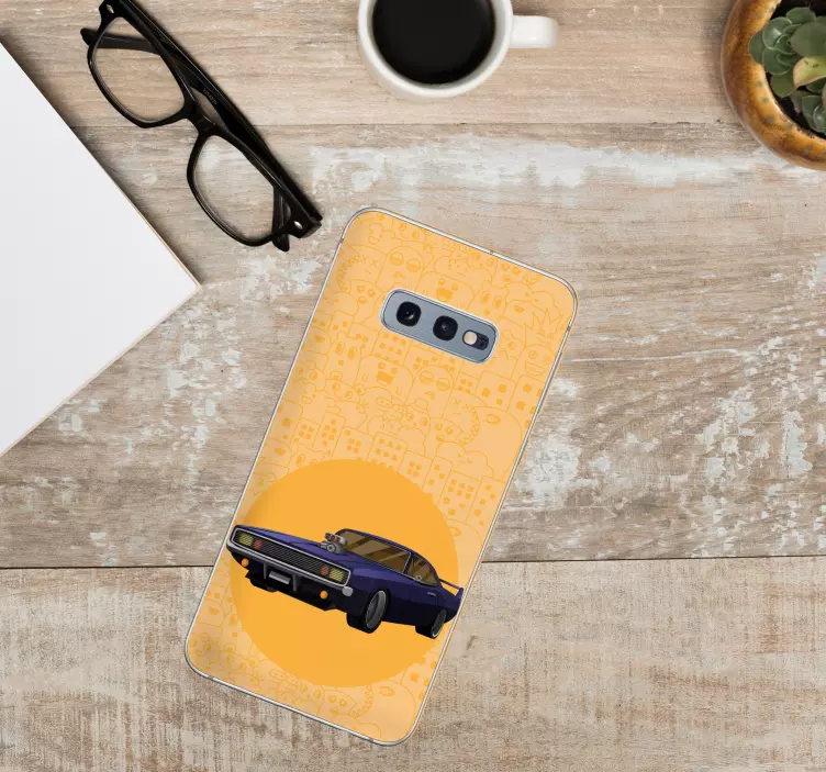 Livfull klassisk bil Samsung klistermärken - Tenstickers