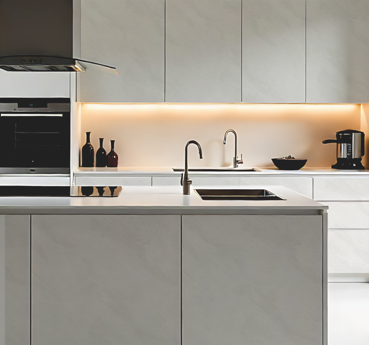 Ljus steneffekt kök klistermärken - Tenstickers