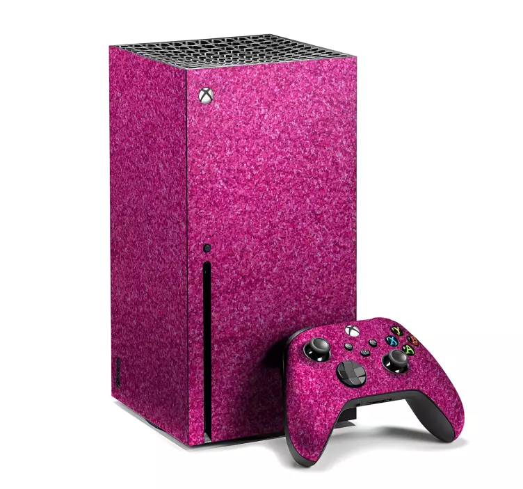 Magenta glitter Väggklistermärken Xbox - Tenstickers