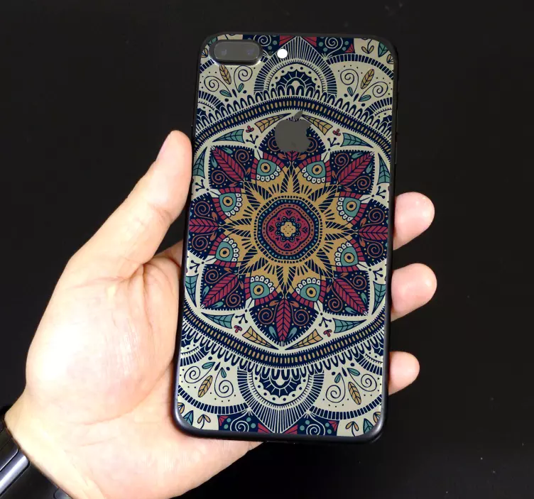 Mandala iphone telefon klistermärke - Tenstickers