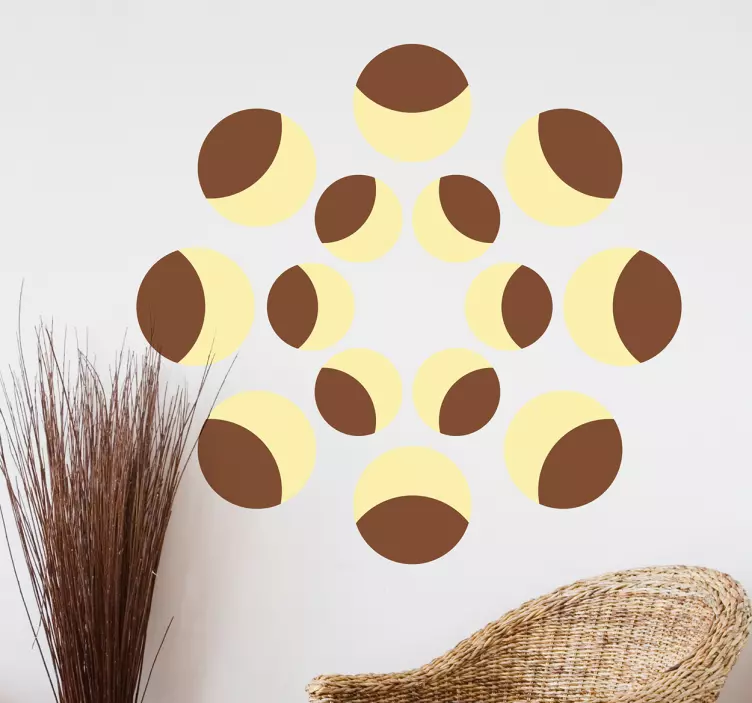 Månfaser vetenskapsmärke - Tenstickers