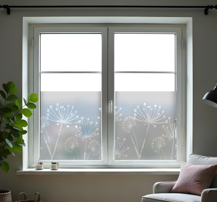 Maskros Väggklistermärken fönster och glas - Tenstickers