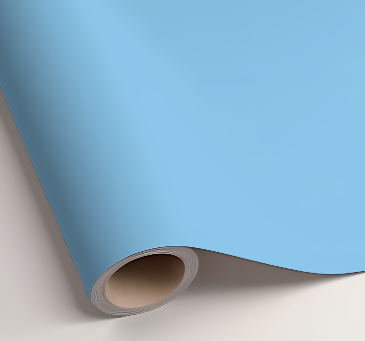 Matt himmelsblå enfärgad arkklistermärke - Tenstickers