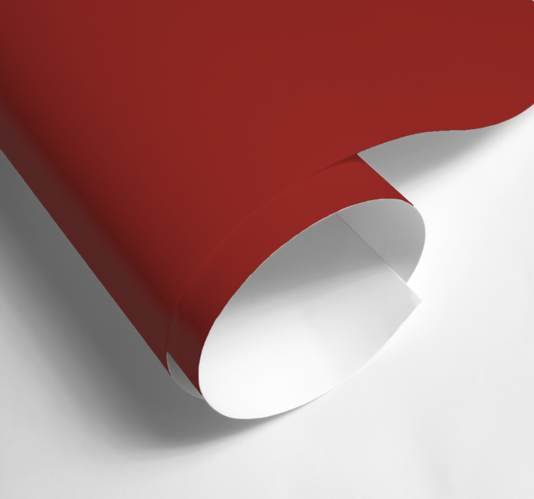 Matt körsbärsröd enfärgad arkklistermärke - Tenstickers