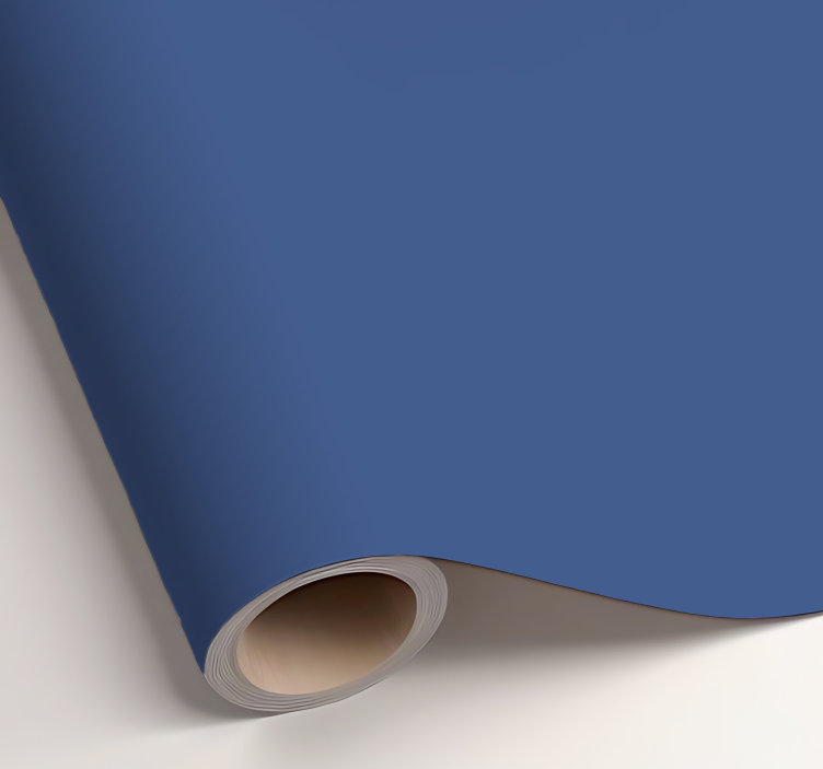 Matt marinblå enfärgad arkklistermärke - Tenstickers