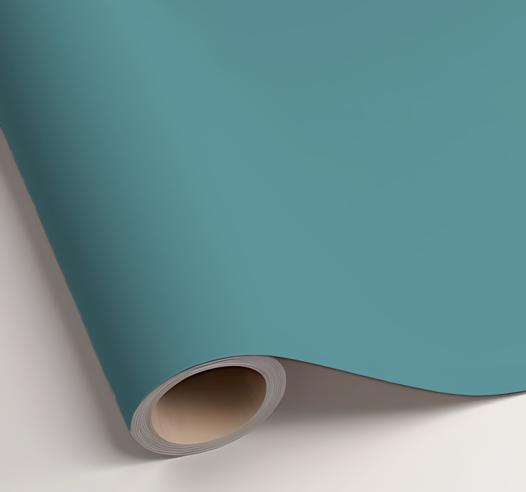 Matt mörk turkos enfärgad arkklistermärke - Tenstickers