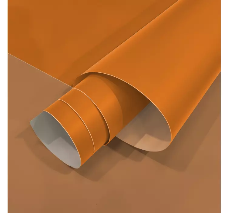 Matta orange klistermärken för möbler - Tenstickers