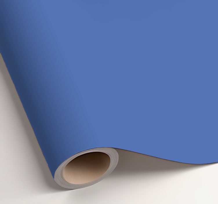 Mattblå enfärgad arkklistermärke - Tenstickers